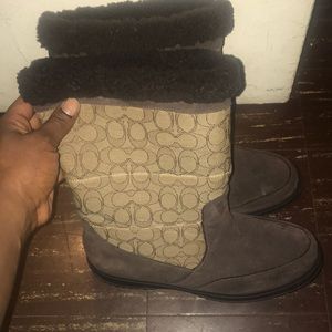 Coach Suede Boots